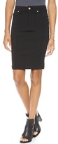 Thumbnail for your product : 7 For All Mankind High Waisted Seamed Pencil Skirt