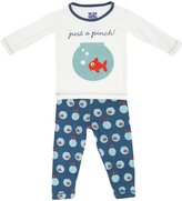 Thumbnail for your product : Kickee Pants Print Pajama Set (Baby) - Winter Rose Birdcage-0-3 Months