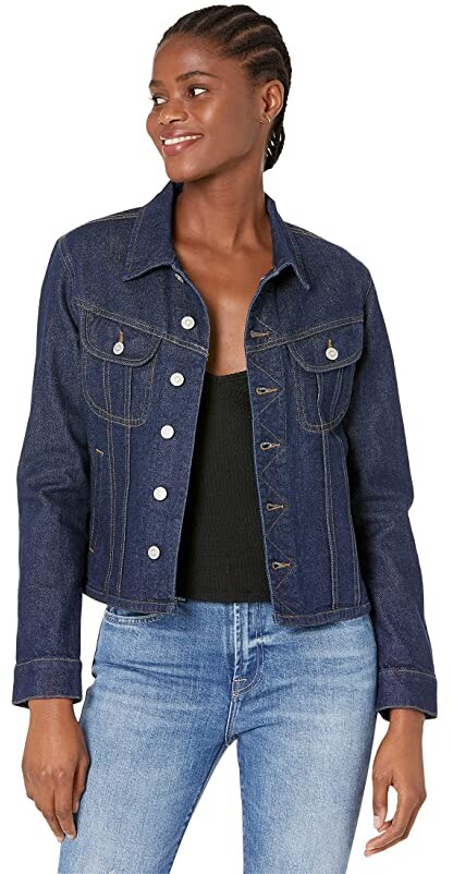hip length denim jacket