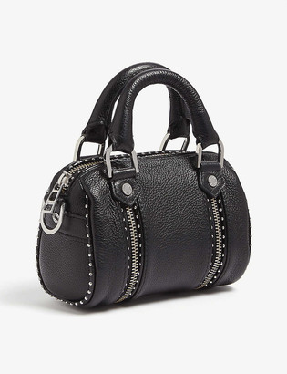Zadig & Voltaire Nano Sunny studded leather bowling bag