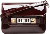 Thumbnail for your product : Proenza Schouler Mini PS11 Classic Patent Leather Bag in Pinot Noir