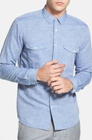 Thumbnail for your product : Theory 'Jugen.Rotuma' Mélange Linen Blend Sport Shirt