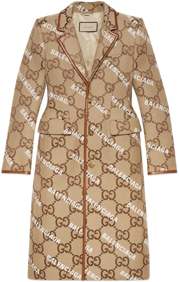 Gucci The Hacker Project jumbo GG coat - ShopStyle Outerwear