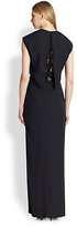 Thumbnail for your product : Adam Lippes Peek-a-Boo Lace-Detail Gown