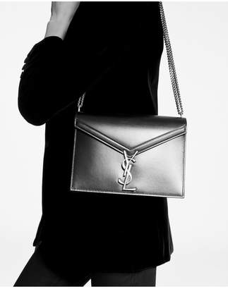 Saint Laurent Cassandra Monogram Clasp Bag In In Box Leather