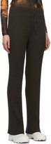 Thumbnail for your product : Marques Almeida Khaki Knitted Lounge Pants