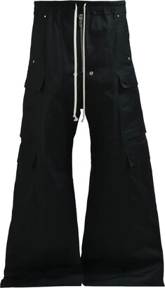 Rick Owens Black Porterville Double Cargo Jumbo Belas Denim Cargo