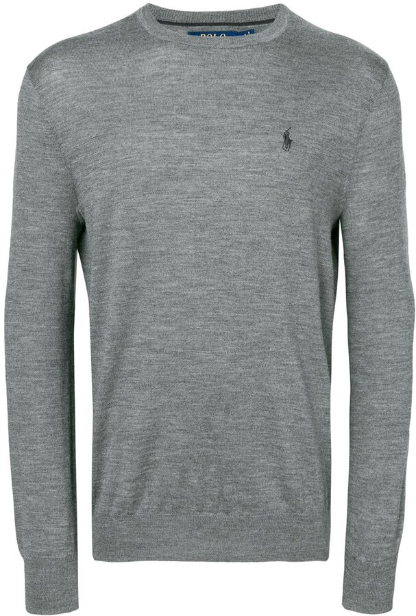 grey ralph lauren jumper mens