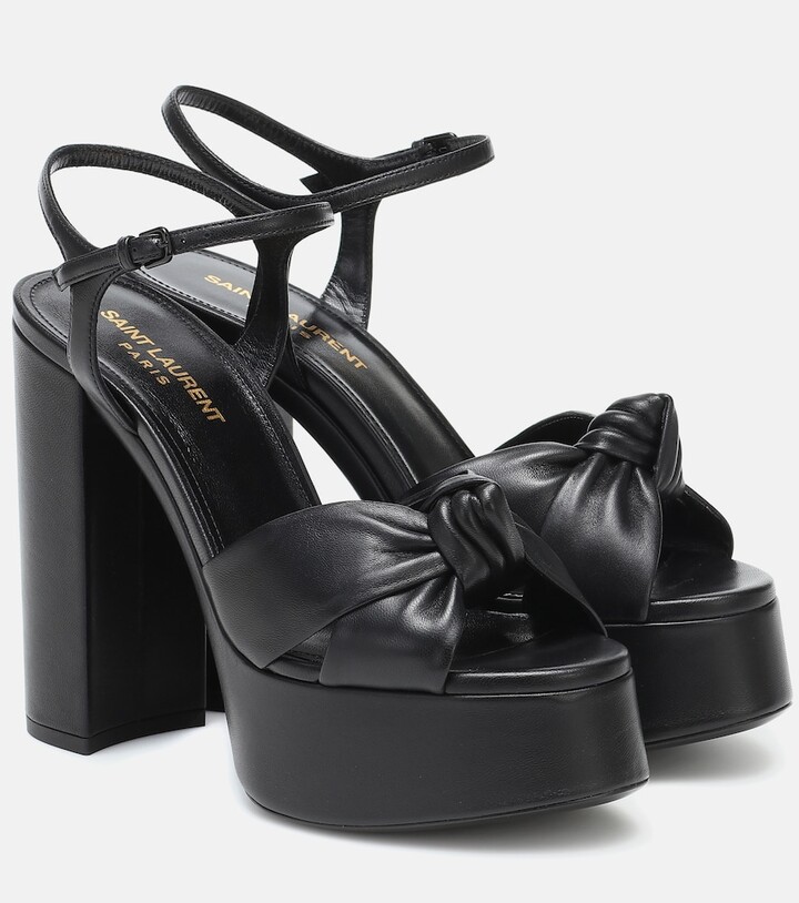 saint laurent platform pumps