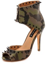 Thumbnail for your product : Alejandra G Beccar Camo Sandals