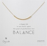 Thumbnail for your product : Dogeared Balance Tube Necklace (Gold) Necklace