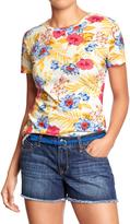 Thumbnail for your product : Old Navy Women's Printed Slub-Knit Tees