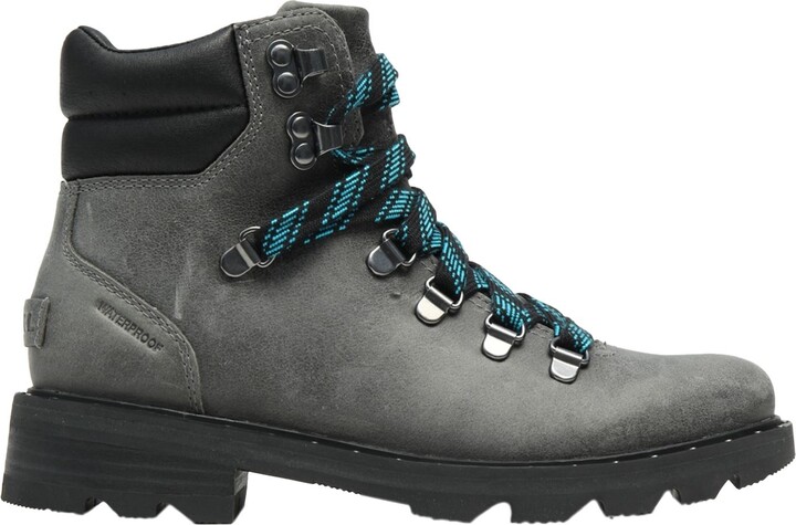 Sorel Lennox Hiker Rouge Ankle Boots Grey - ShopStyle