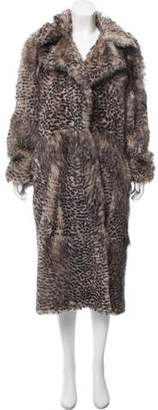 Topshop D'Arblay Shearling Coat