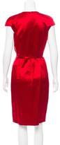 Thumbnail for your product : Valentino Silk Belted Dress w/ Tags