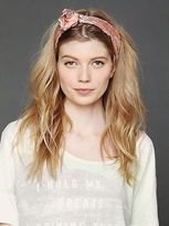 Thumbnail for your product : Free People NWT Wire Tie Sequin Bow Bunny Ear Headband Turban Rose/Silver/Co pper