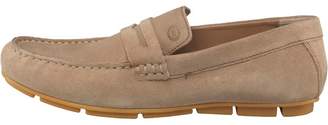Base London Mens Bills Suede Slip On Shoes Taupe