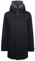 Thumbnail for your product : Pretty Green Cotton Zip Up Hooded Parka
