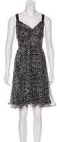 Thumbnail for your product : DKNY Silk Midi Dress Black Silk Midi Dress