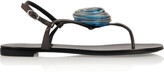 Thumbnail for your product : Giuseppe Zanotti Embellished leather sandals