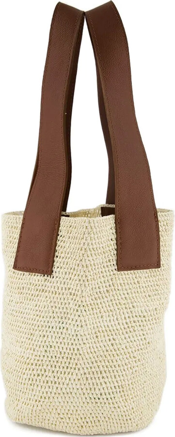 Sensi mini El Varejo woven straw shoulder bag