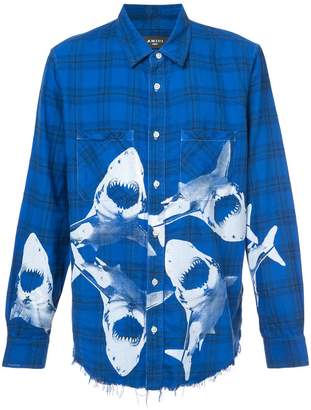 Amiri shark flannel shirt