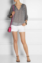 Thumbnail for your product : Diane von Furstenberg Bryn printed silk-chiffon blouse