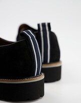 Thumbnail for your product : Original Penguin suede chunky fringe loafers in black