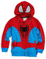 Thumbnail for your product : JEM Sportswear 'Spidey' Zip Mask Hoodie (Toddler Boys & Little Boys)