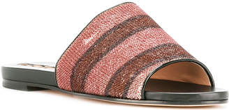 Rochas striped sandals