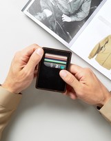 Thumbnail for your product : ASOS Leather Card Holder With Contrast