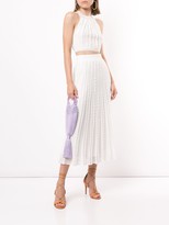 Thumbnail for your product : Alexis Zea scalloped knit skirt