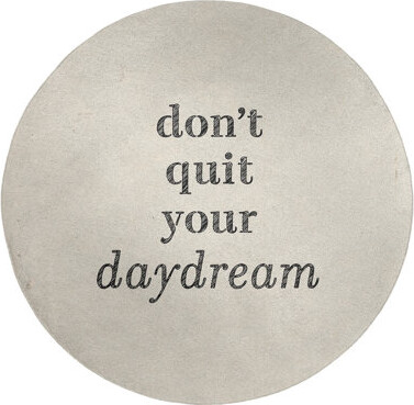East Urban Home Handwritten Don't Quit Your Daydream Quote Poly Chenille Rug
