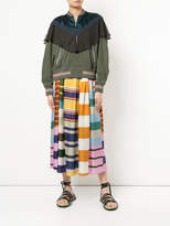 Thumbnail for your product : Kolor contrast panel bomber jacket