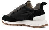 Thumbnail for your product : Brunello Cucinelli Satin Trainers With Beaded Detailing