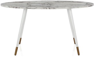CosmoLiving by Cosmopolitan Amari 152 Cm Faux Marble Dining Table