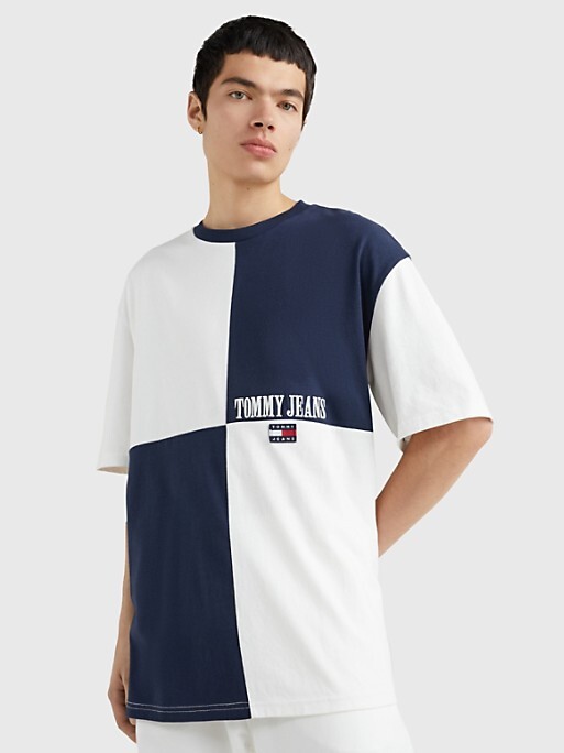 Tommy Jeans Retro Colorblock Skater T-Shirt - ShopStyle