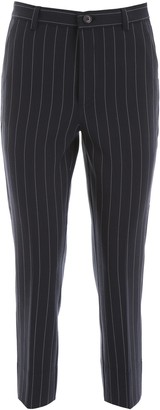 Ganni Pinstripe Suiting Slim Pants Ganni Pinstripe Suiting Slim Pants