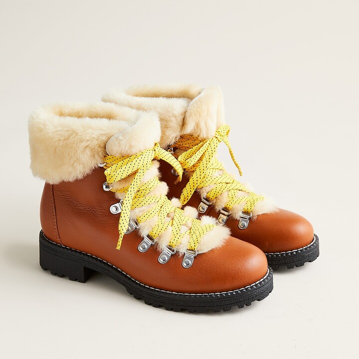j crew shearling boots
