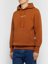 Thumbnail for your product : Aimé Leon Dore Slim-Fit Logo-Embroidered Loopback Cotton-Jersey Hoodie