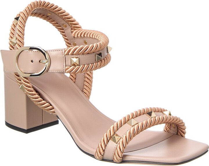 Valentino Rockstud 60 Leather Sandal