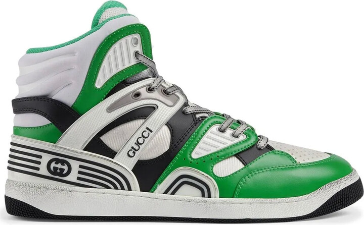 Gucci Basket high-top sneakers - ShopStyle Trainers & Athletic Shoes