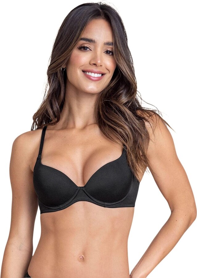 Leonisa Back Smoothing Bra with Soft Full Lace Coverage Cups
