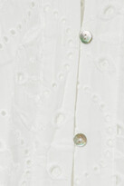 Thumbnail for your product : Vix Paula Hermanny Fuji gathered broderie anglaise voile coverup