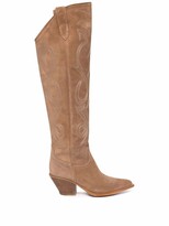 Thumbnail for your product : Sonora Hermosillo suede cowboy boots