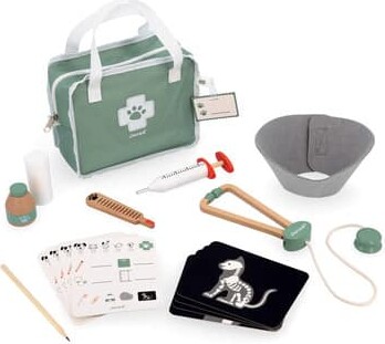 Janod Vet Suitcase Toy Set in Gray