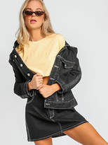 Thumbnail for your product : New Abrand Womens A Bonnie Denim Jacket In Mary J Black Jackets Denim