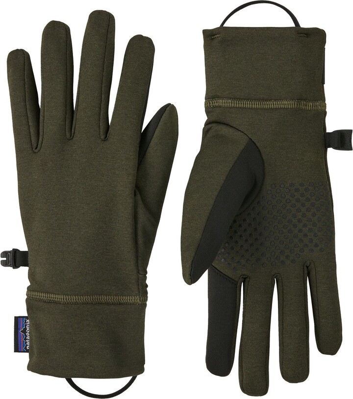 Patagonia Men's R1 Daily Gloves, Small, Pine Needle Green