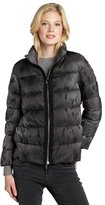 Thumbnail for your product : Moncler grey quilted spotted down filled coat