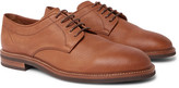 Thumbnail for your product : Brunello Cucinelli Pebble-Grain Leather Derby Shoes